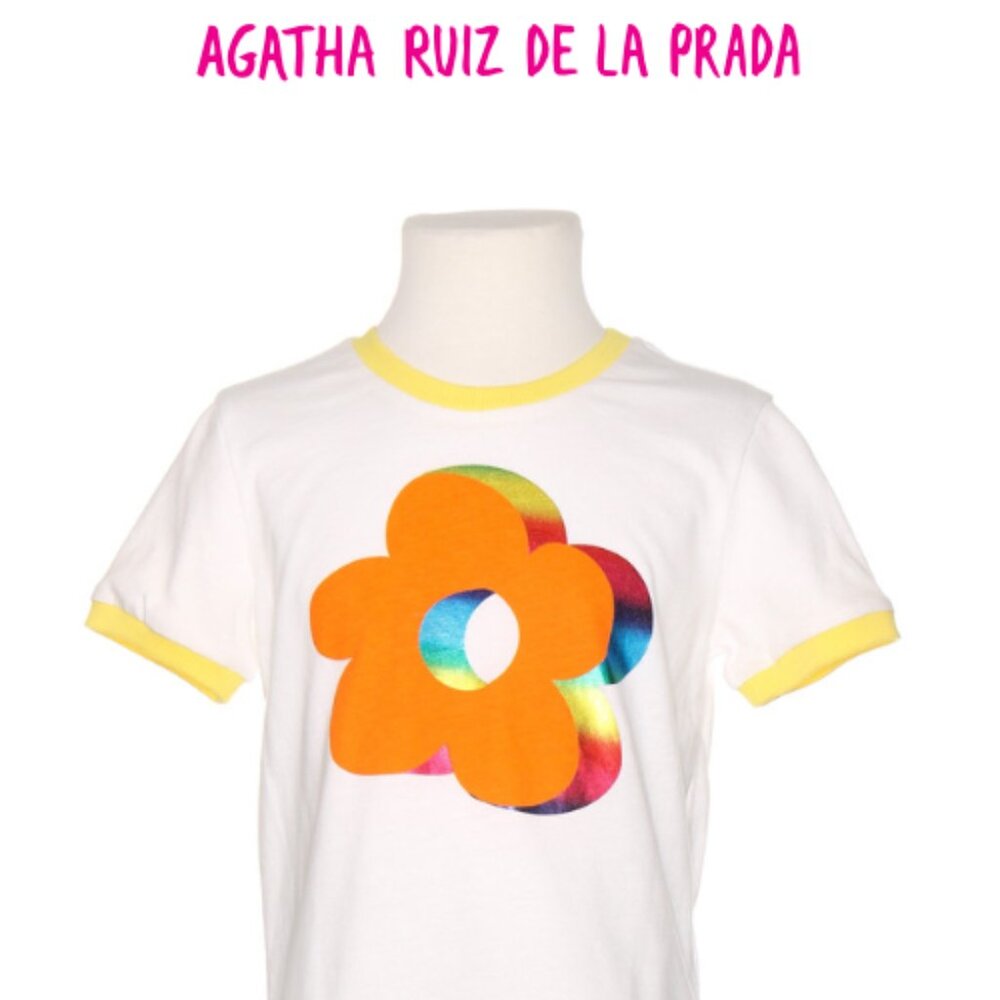 Agatha Ruiz de la Prada white t-shirt NWT